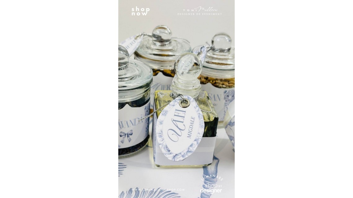 Set prima băiță Safari Blue personalizat băiat ritual după botez cu nașii 16